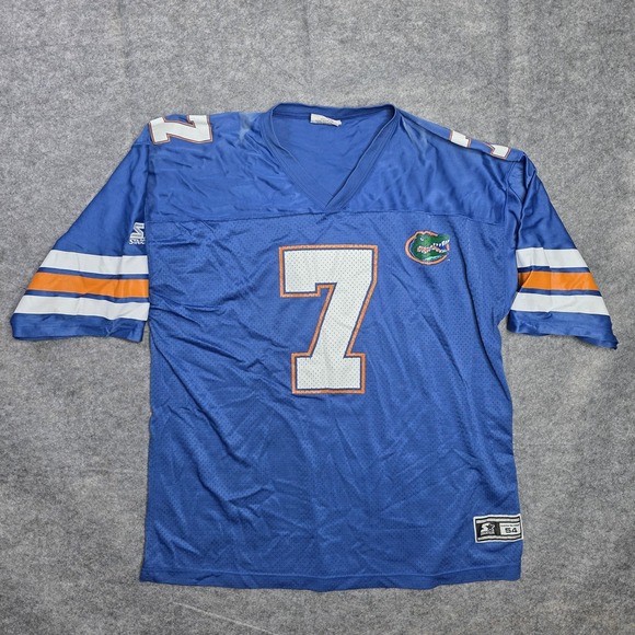 Vintage Florida Gators Jersey Mens 2XL Blue NCAA‎ Football Mesh Starter 90s